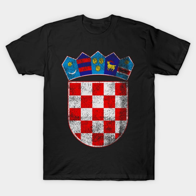 Croatian Coat of Arms Croatia Symbol T-Shirt by wiqmerch